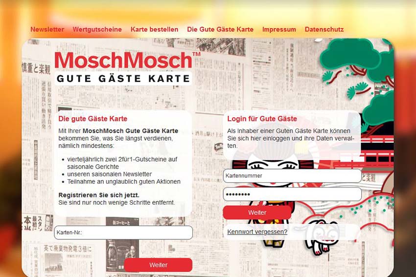 Gute Gäste Karte : Änderungen der Bedingungen