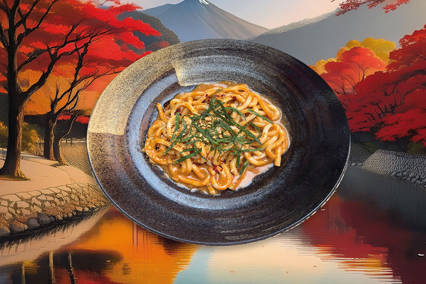 Creamy Chili Peanut Udon