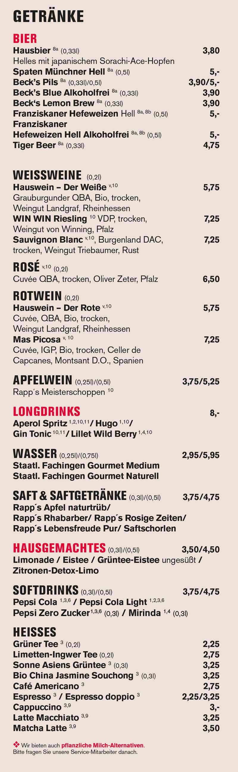 Getränke