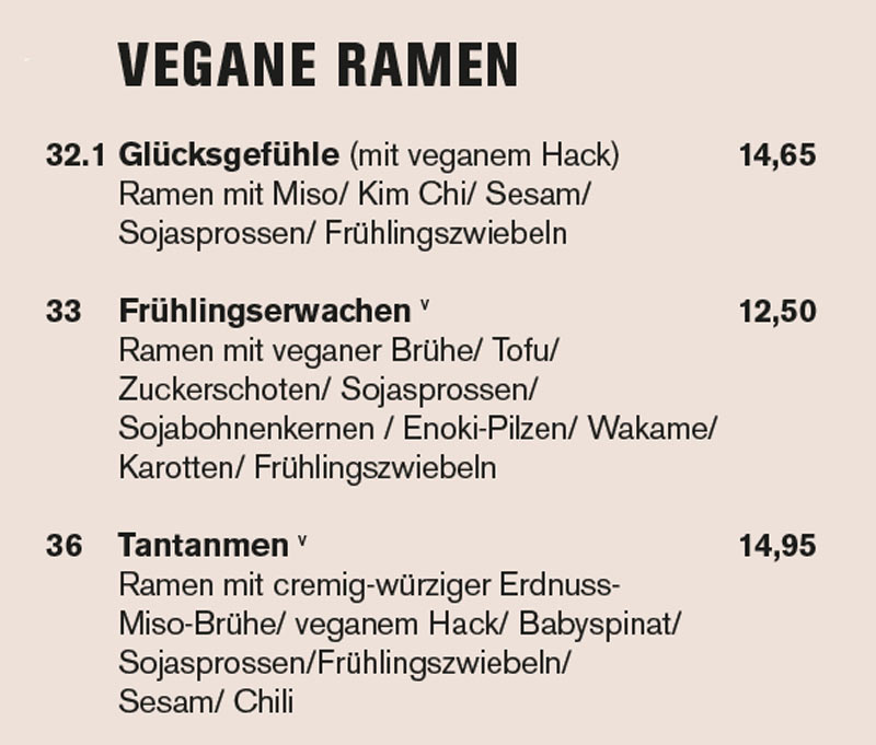 vegane Rahmen