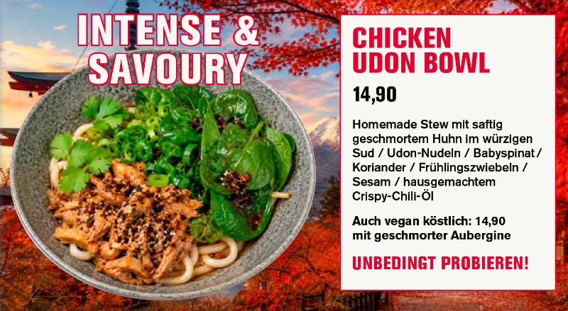 Chicken Udon Bowl